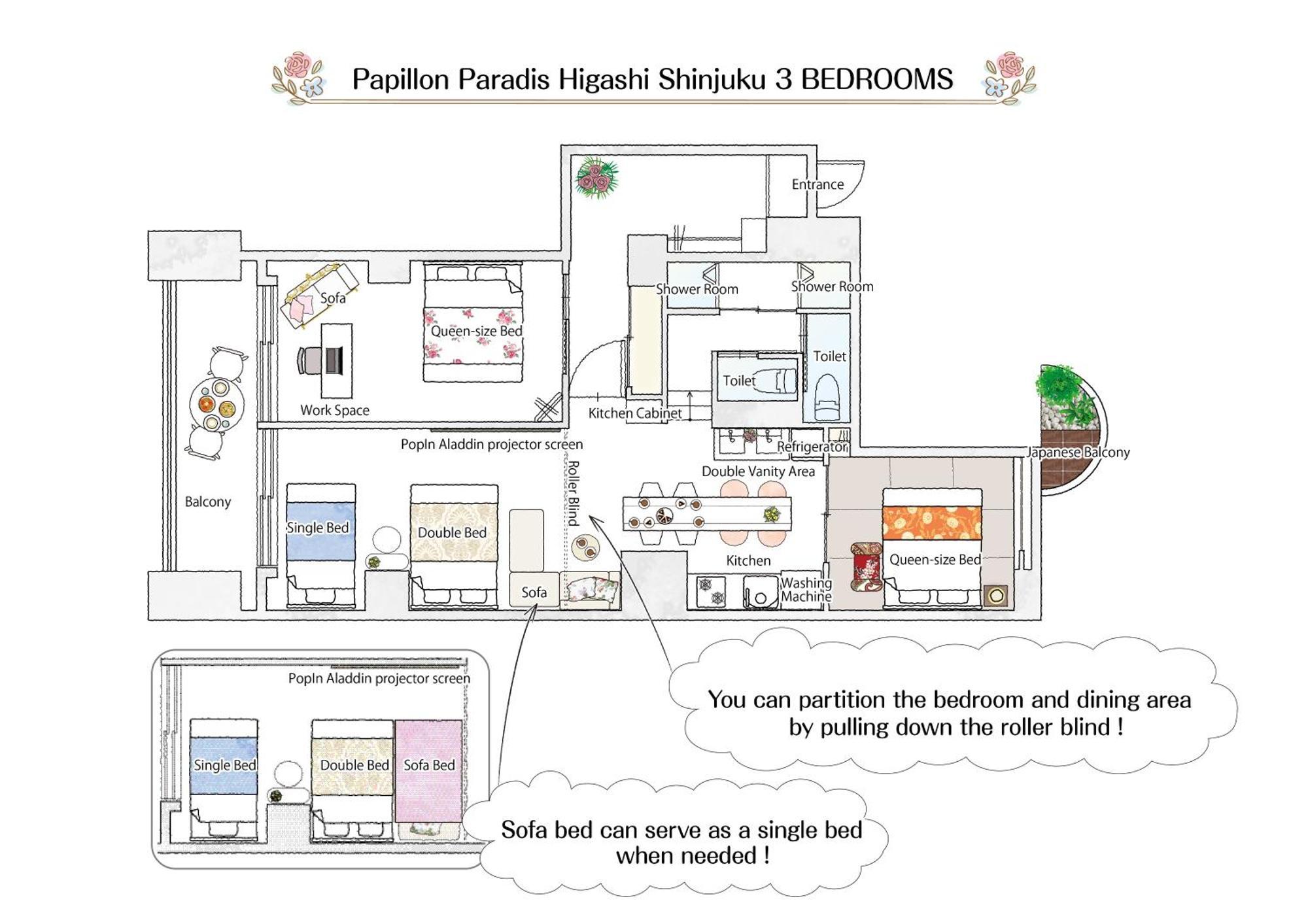 Papillon Paradis Higashi-shinjuku *